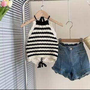 Toddler Knit Halter Top